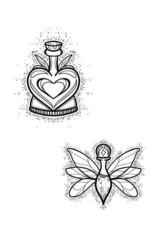 Fairy Tattoo Flash